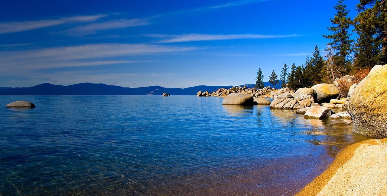 View of the Lake on a sunny day