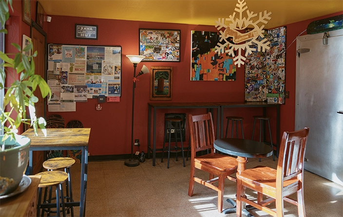 Java Hut Interior in Lake Tahoe