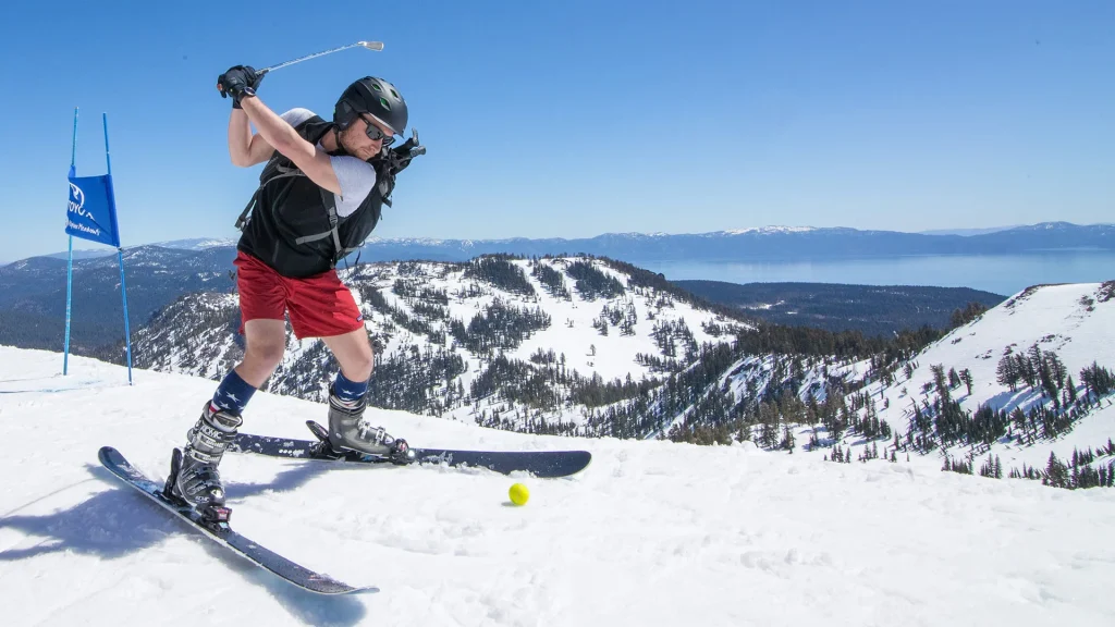 Snow Golf at Palisades Tahoe – Alpine Meadows