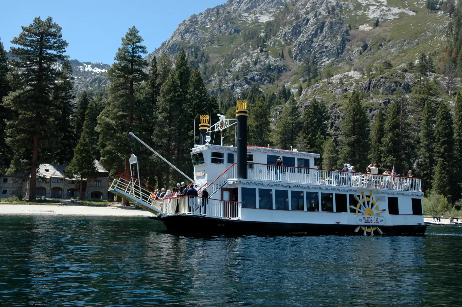 Boat in North Lake Tahoe Waters