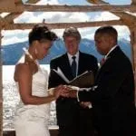 Wedding ceremony in Lake Tahoe