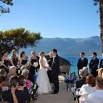 Wedding ceremony in Lake Tahoe