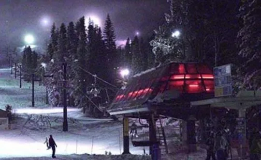 Boreal Night Skiing in Lake Tahoe