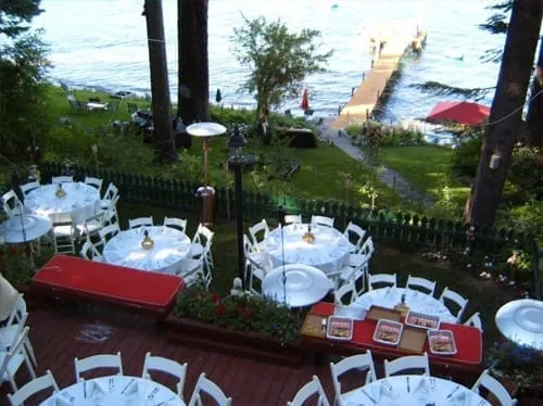 Crest cafe table in Lake tahoe