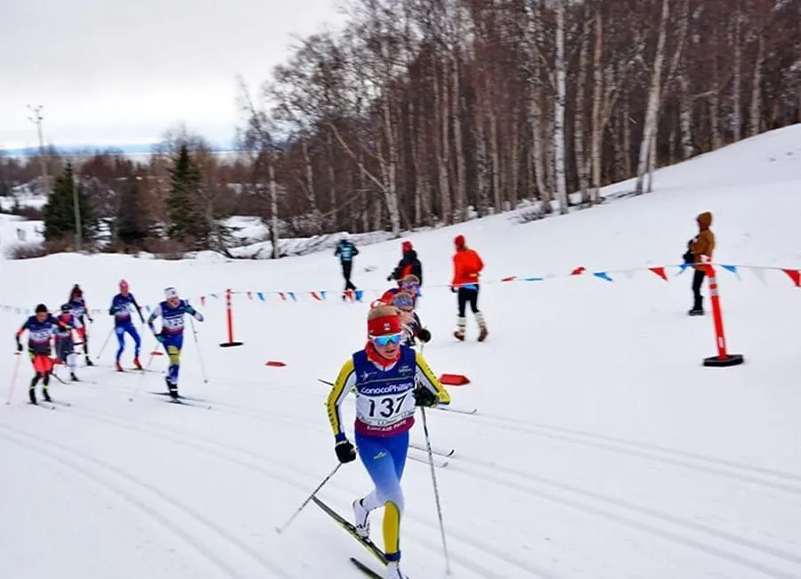 Far West XC Skier in Lake Tahoe