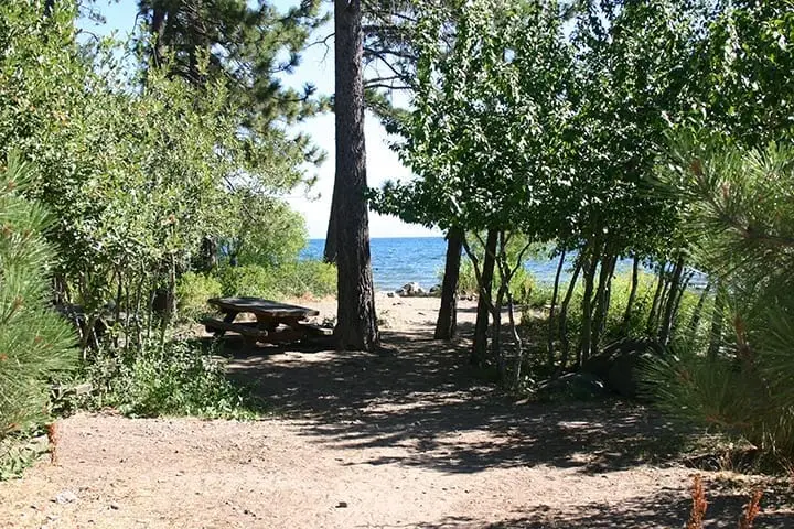 Relax at Coon Street Picnic & Beach in Kings Beach, Lake Tahoe