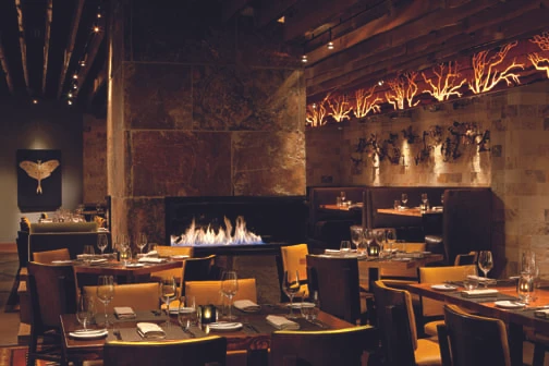 Manzanita dining room at the Ritz Carlton in Lake Tahoe