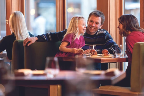 Couple enjoying their time at the Ritz Carlton in Lake Tahoe