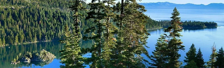 Scenic shot of Lake Tahoe