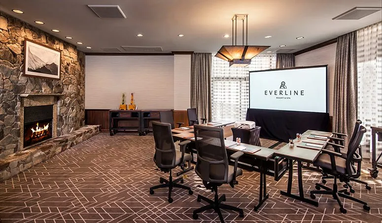Everline Resort & Spa Lake Tahoe interior of meeting room