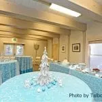 Celebration set up at the Squaw Valley Chapel