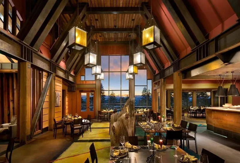 Main hall of Tahoe Mountain Club | Private Membership in Truckee