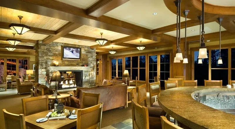 Interior of Tahoe Mountain Club | Private Membership in Truckee
