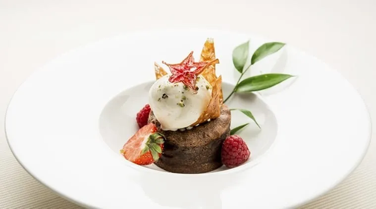 Chocolate cake dessert