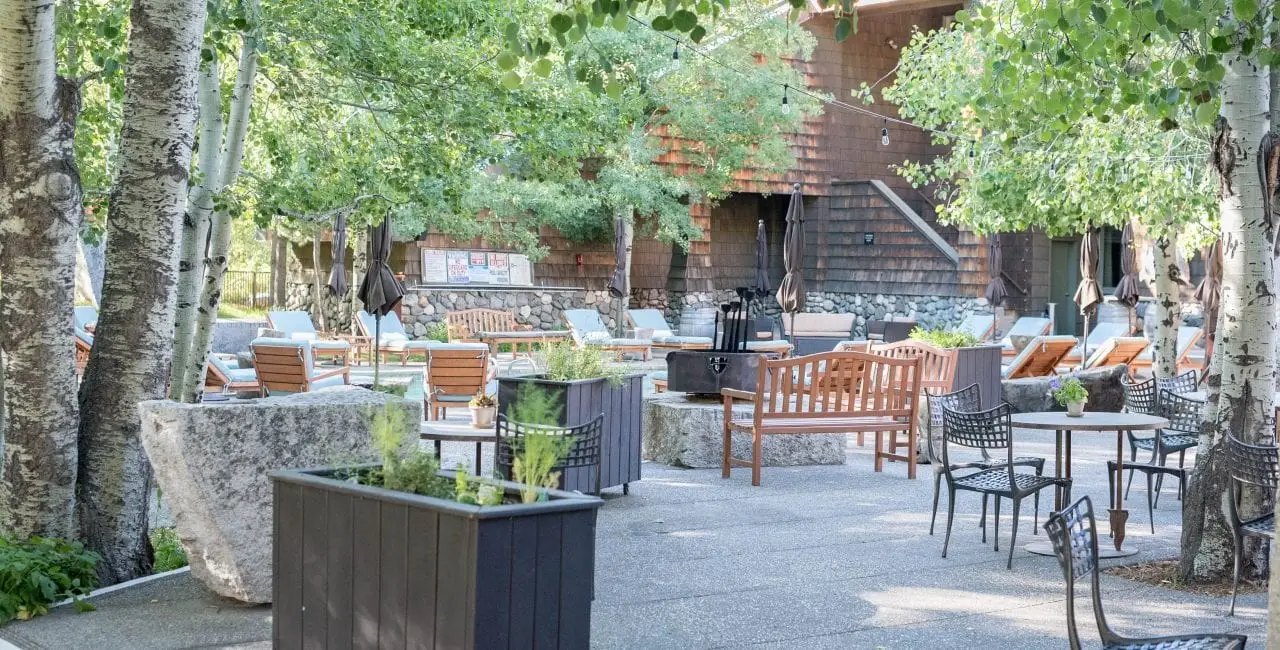 Exterior patio shot
