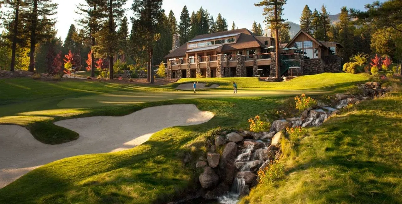 eighteenth hole Golf Course Lake Tahoe
