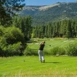 Golf Course Swing Lake Tahoe