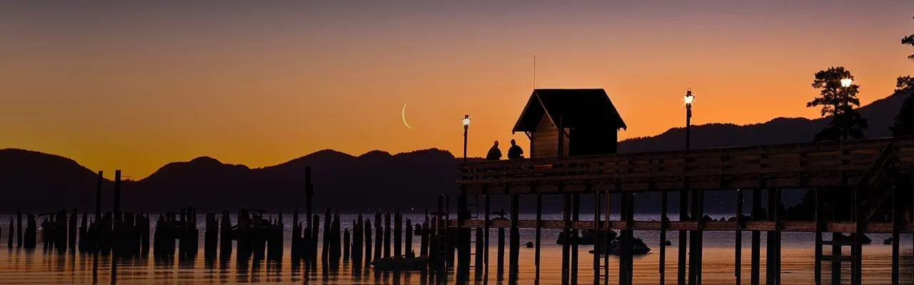 Summer sunset on Lake Tahoe