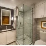 Stay at Cedar Crest Cottages on Tahoe’s West Shore — Shower
