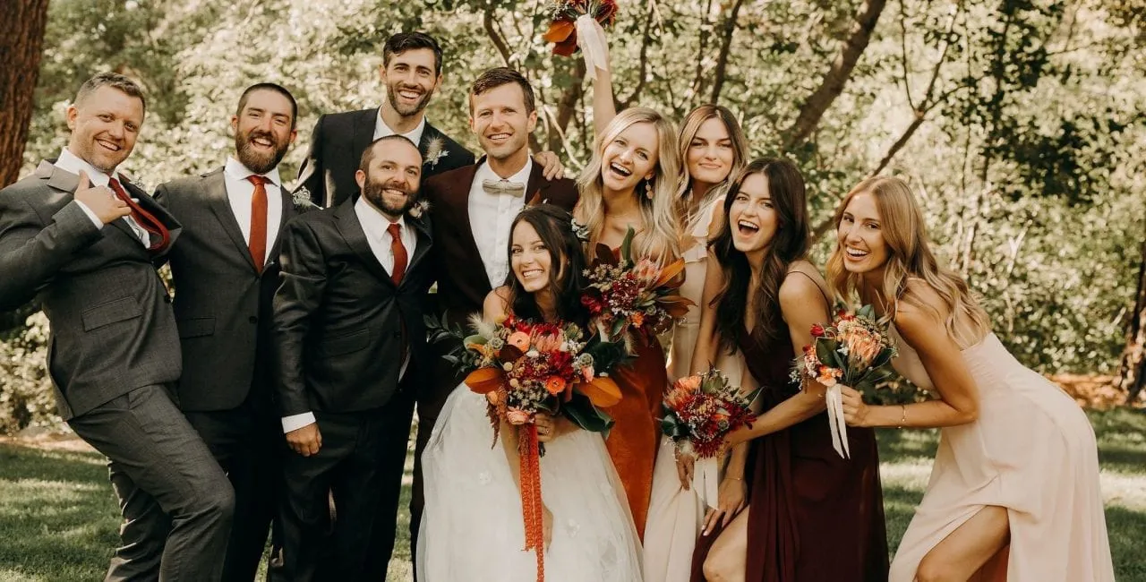 Group Wedding Shot in Lake Tahoe