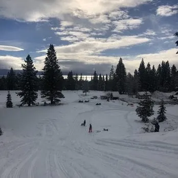 North Tahoe Regional Park at dusk in Lake Tahoe