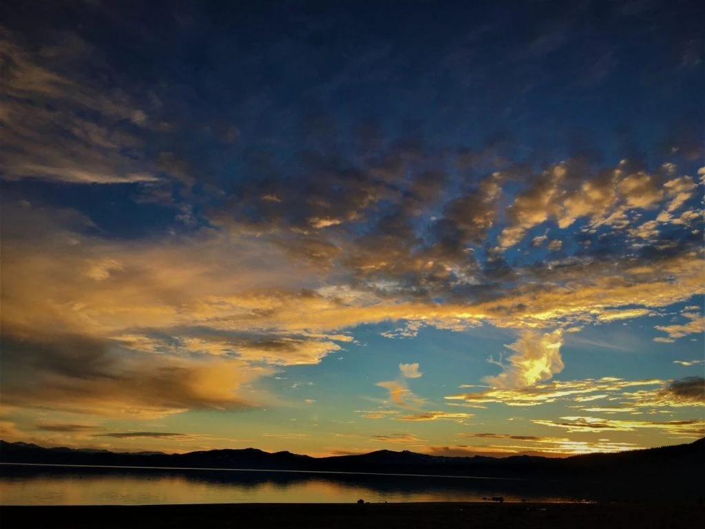 Lake Tahoe Sunset sky