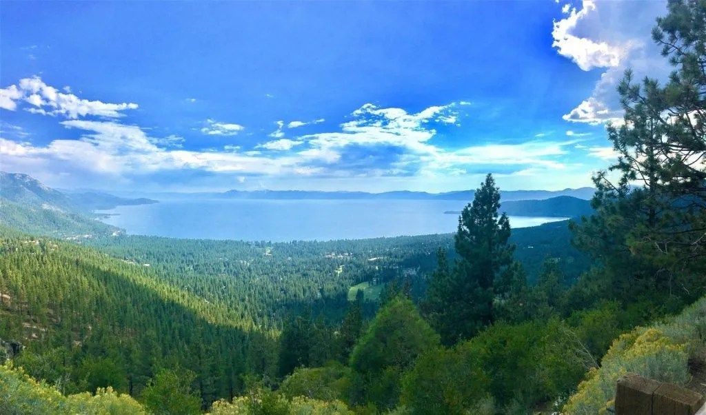 Mt. Rose overlook Panoramic Lake Tahoe