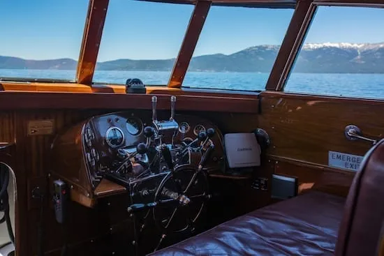 Historic Thunderbird Yacht with twin Kermath V-12 engines