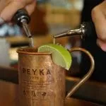 Drinks being served at The Lodge Restaurant and Pub Lake Tahoe