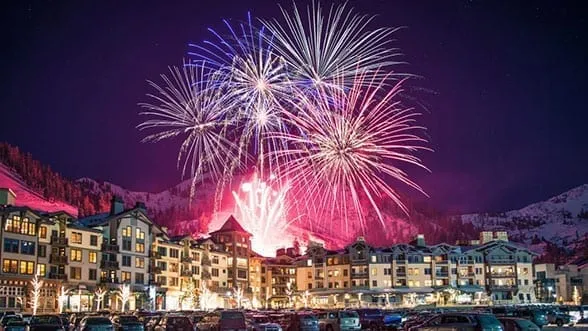 Fireworks in Lake Tahoe