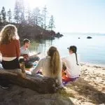 Sand Harobor beach in North Lake Tahoe