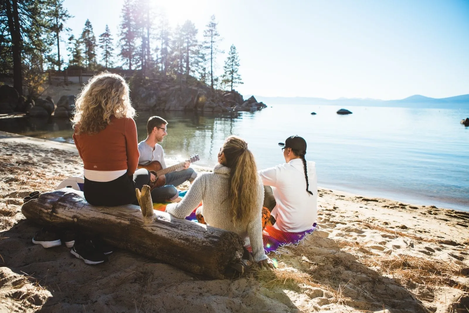 Sand Harobor beach in North Lake Tahoe