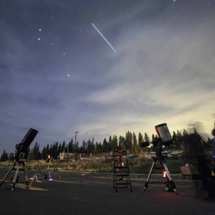 Night sky in North lake tahoe