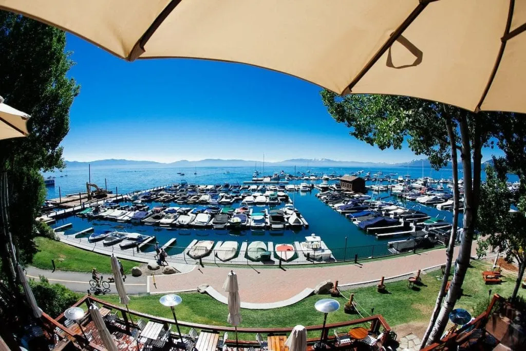 Try lakeside dining in North Lake Tahoe at places like Jake's on the Lake!