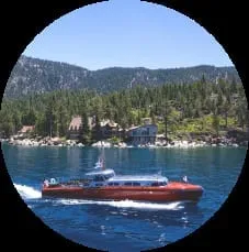 Boating on the Lake Tahoe