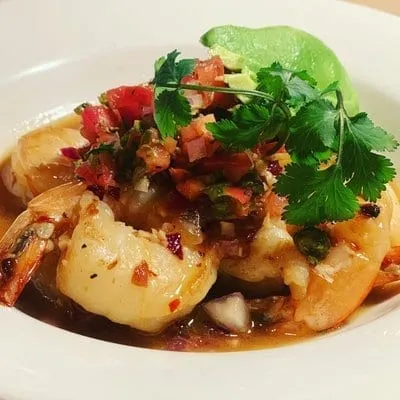 Fancy dish of food from Fumo
