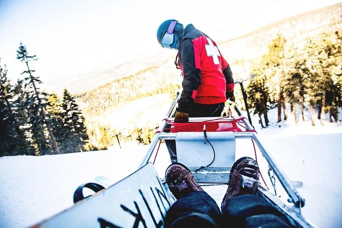 Woman of winter Kari ski patrol