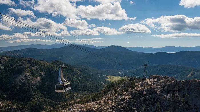 Gondola views of Lake Tahoe