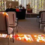 Interior of Squaw Chapel in Lake Tahoe