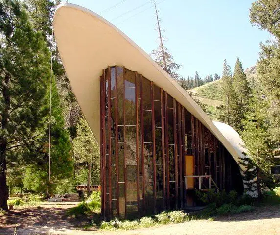 Exterior of the space ship looking chapel