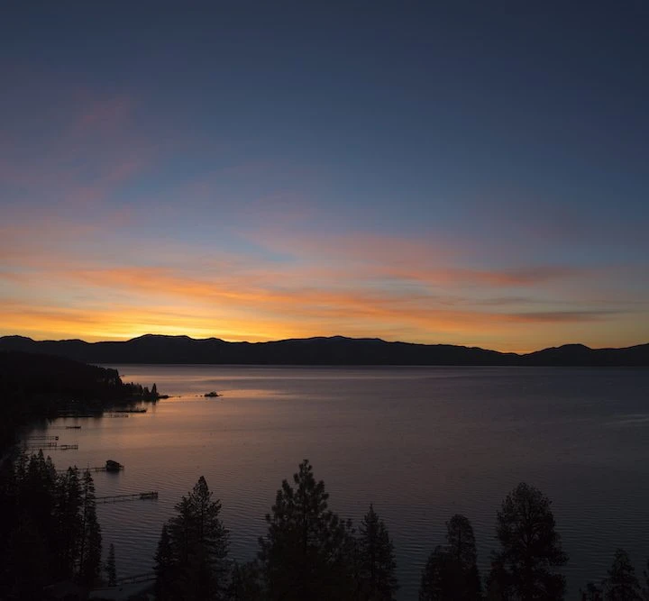 Sunsets in Lake Tahoe
