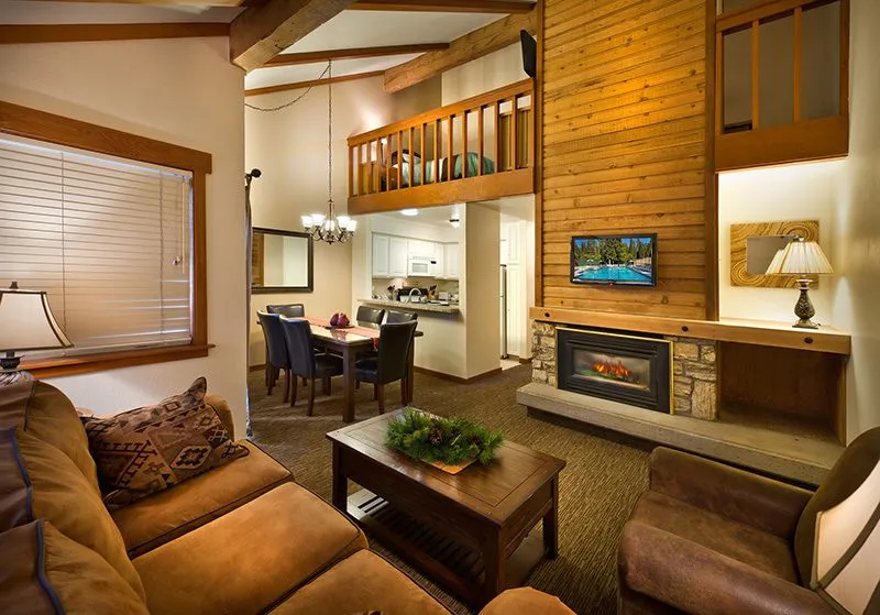Inside a nice cabin in North Lake Tahoe