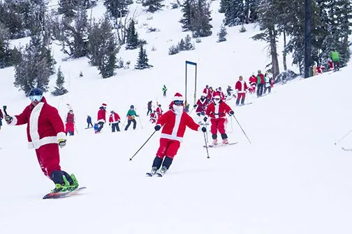 Santa Ski Day at Mt. Rose