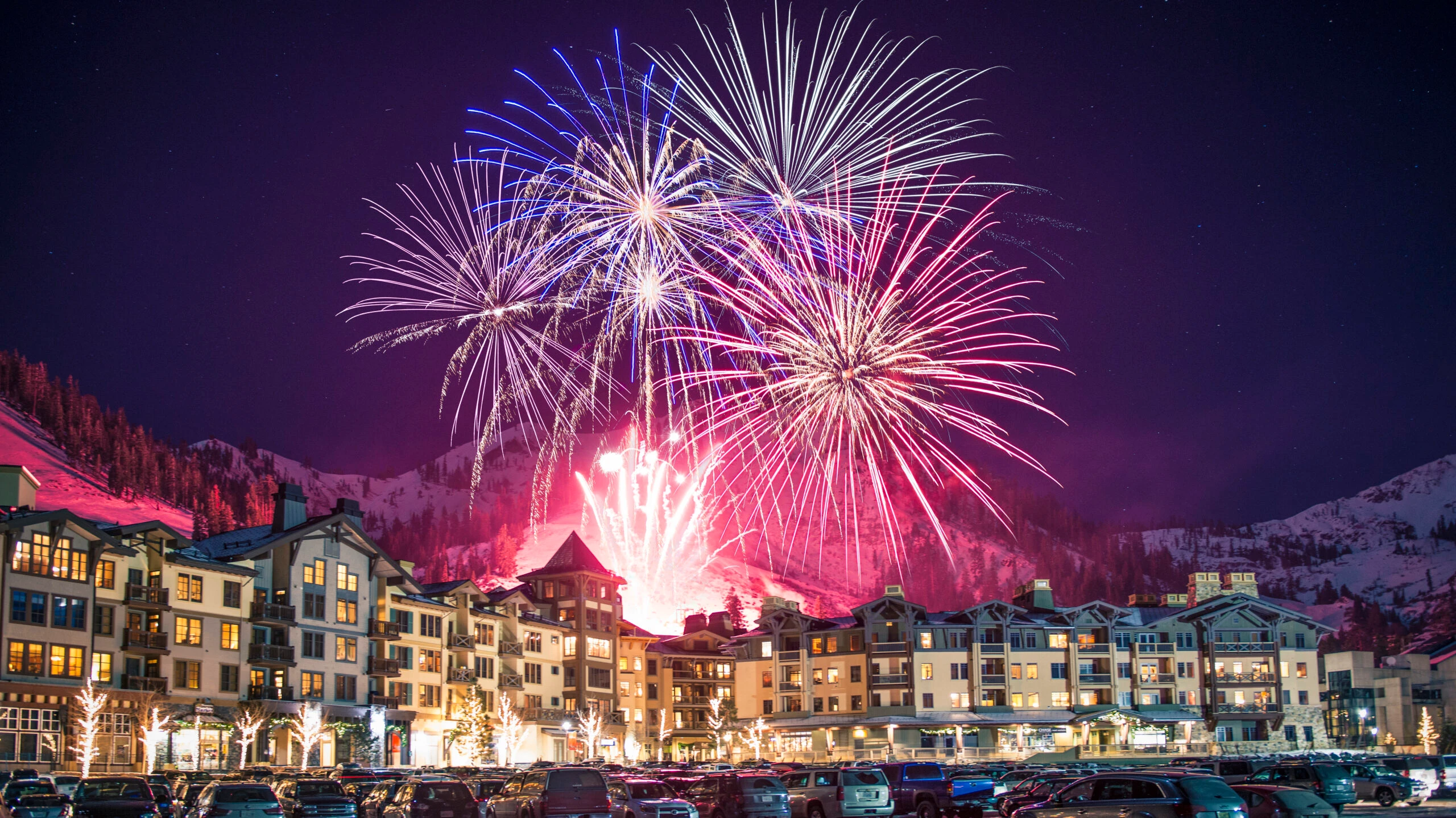 New Year's Eve fireworks show and celebratory event in Lake Tahoe