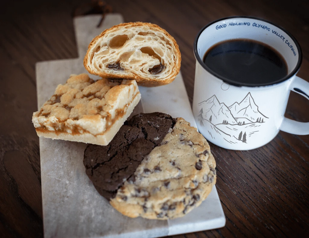 Little bear cafe serves pastries and coffee