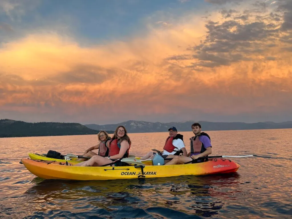 Sunset Kayak Tour with Tahoe Adventure Company