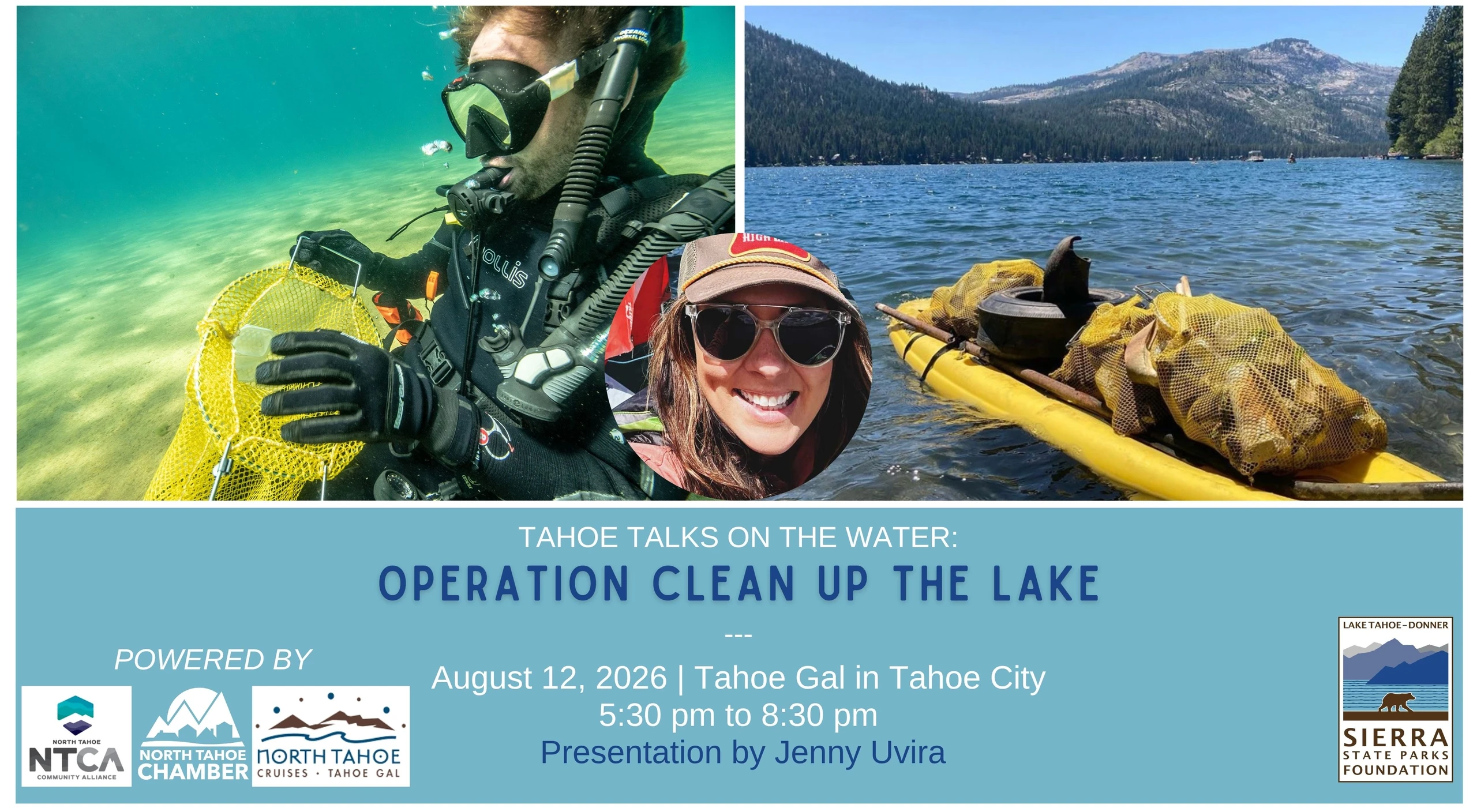 Tahoe Talk on the Water Clean up the Lake